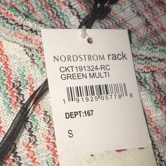 Code x Mode Green Multi Space Dye Sweater Size Small Jumper Top Blouse - Picture 6 of 9